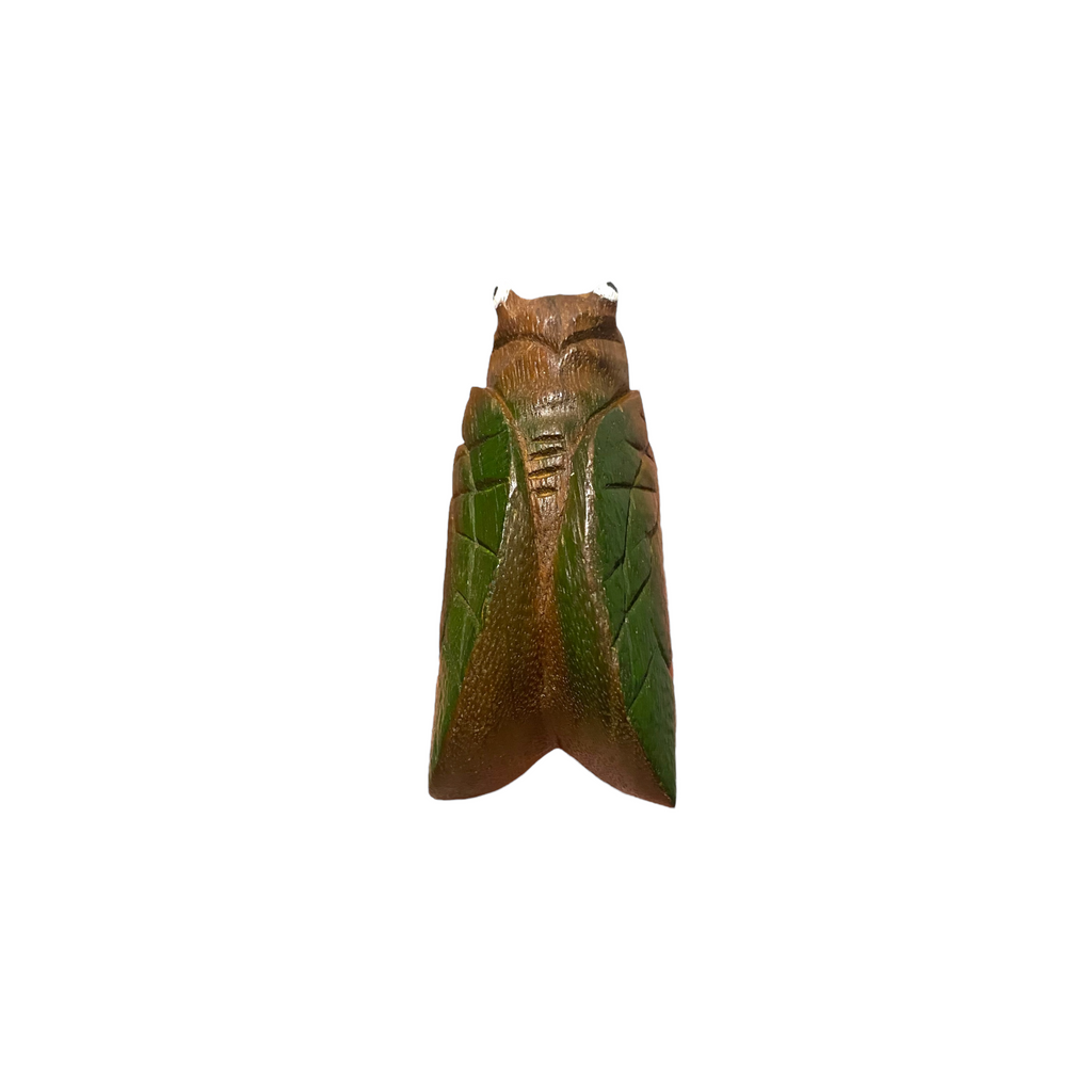 Painted Wooden Musical Cicada Maraca Percussion Instrument Music Frog Co