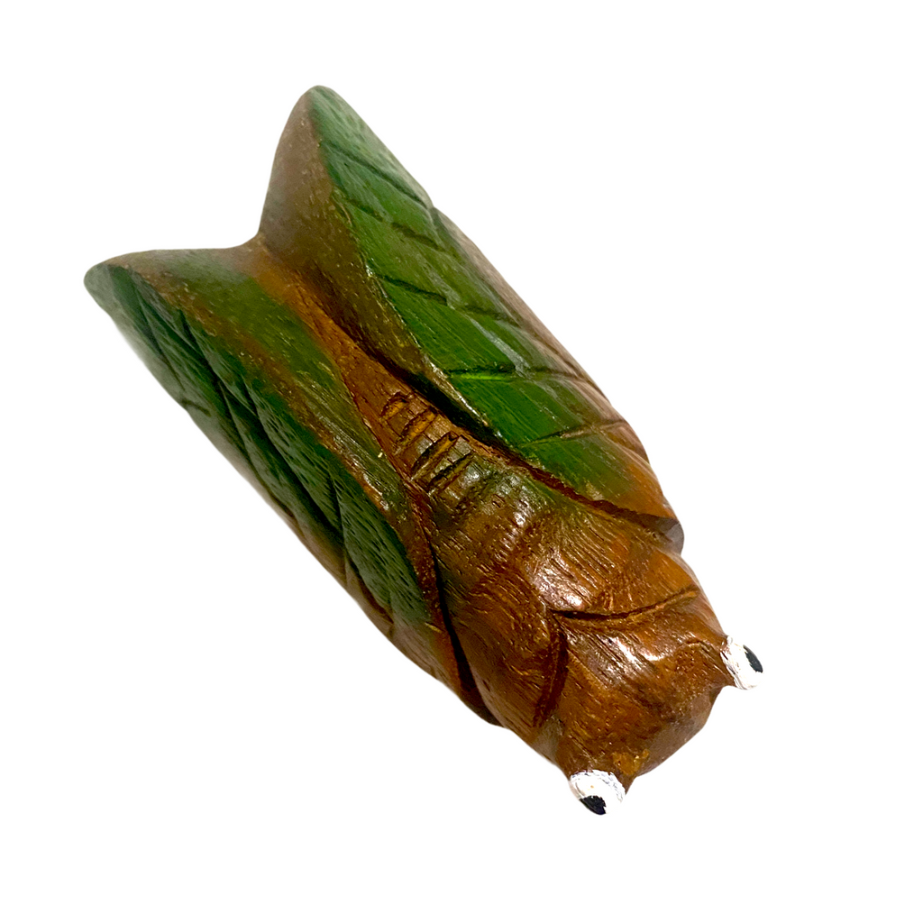 Painted Wooden Musical Cicada Maraca Percussion Instrument Music Frog Co