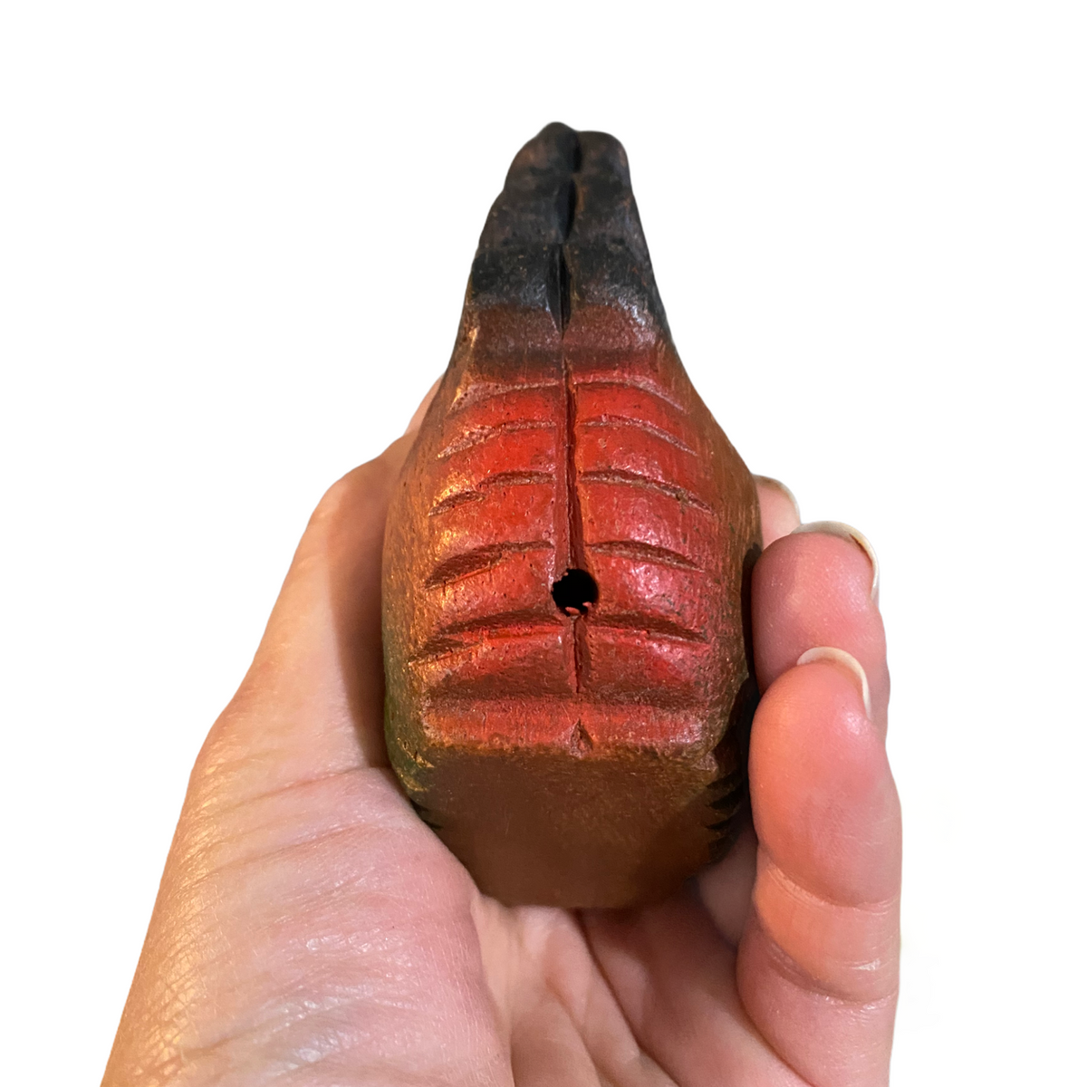 Painted Wooden Musical Whistle Rooster Instrument Music Frog Co