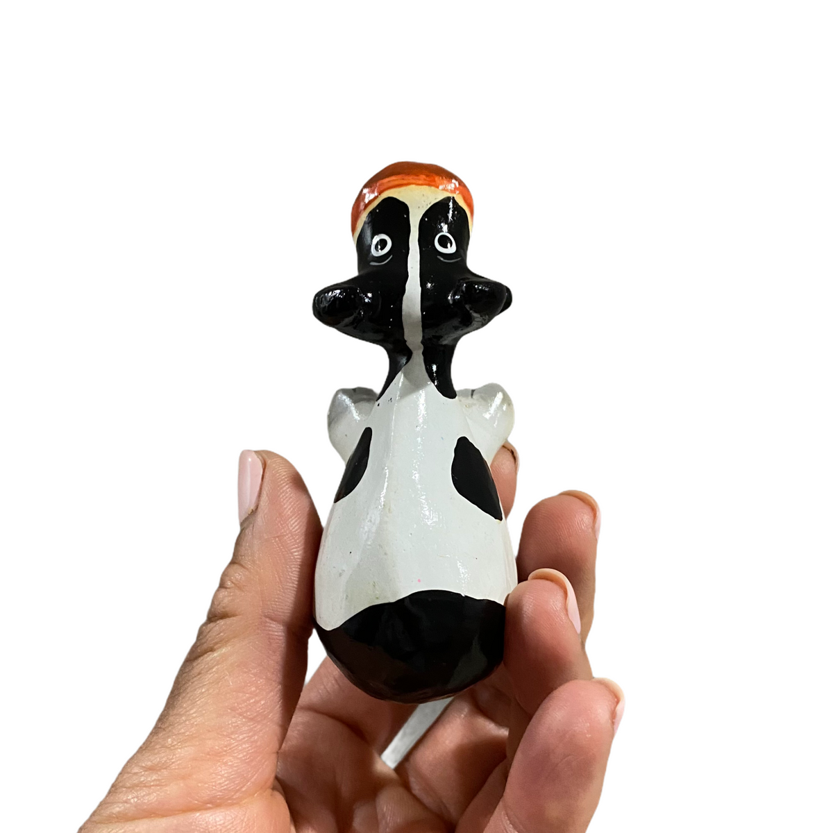 Wooden Cow Shelf Decoration Music Frog Co