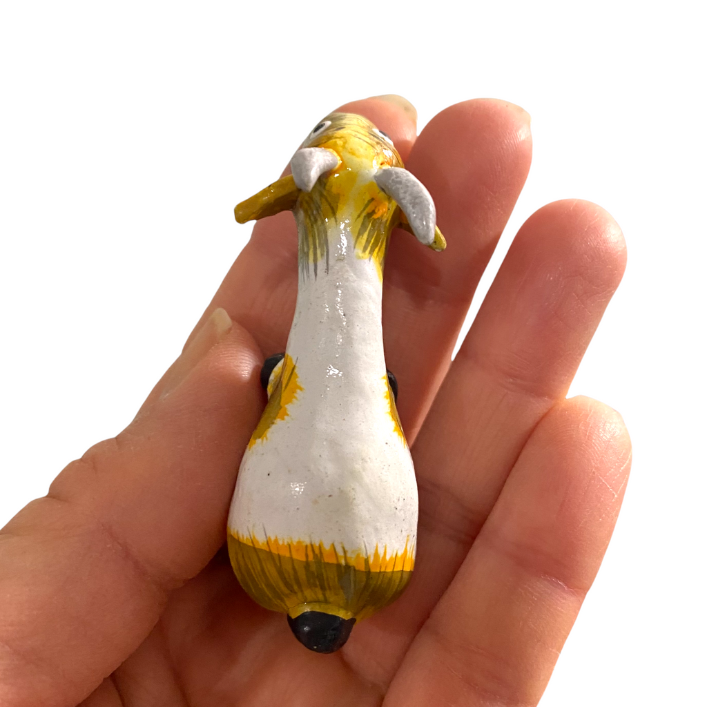 Wooden Minimal Goat Shelf Figurine Decoration Music Frog Co