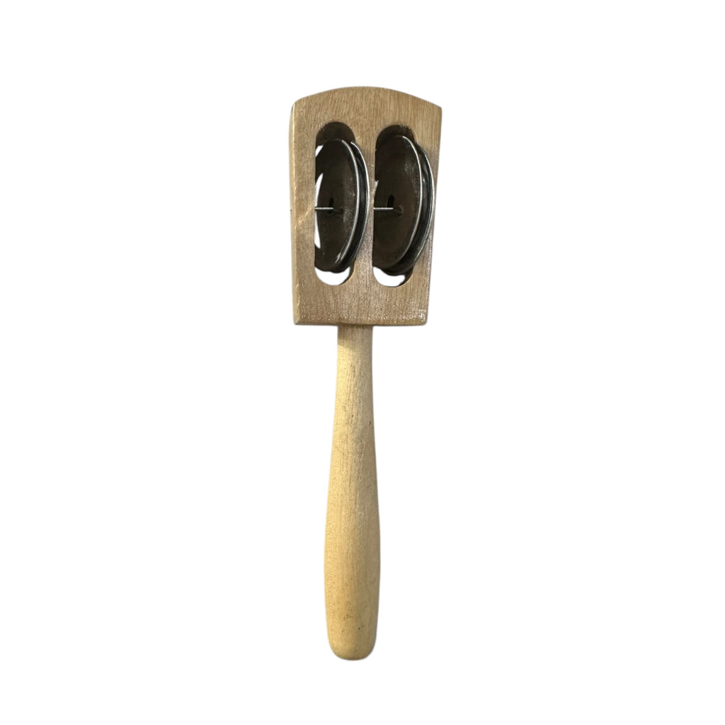 Wooden Rattle Instrument – Montessori Rhythm Toy for Music Learning Music Frog Co