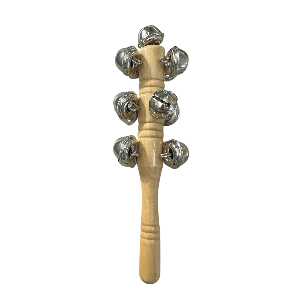 Wooden Jingle Stick – Montessori Rhythm Instrument for Kids’ Music Learning Music Frog Co