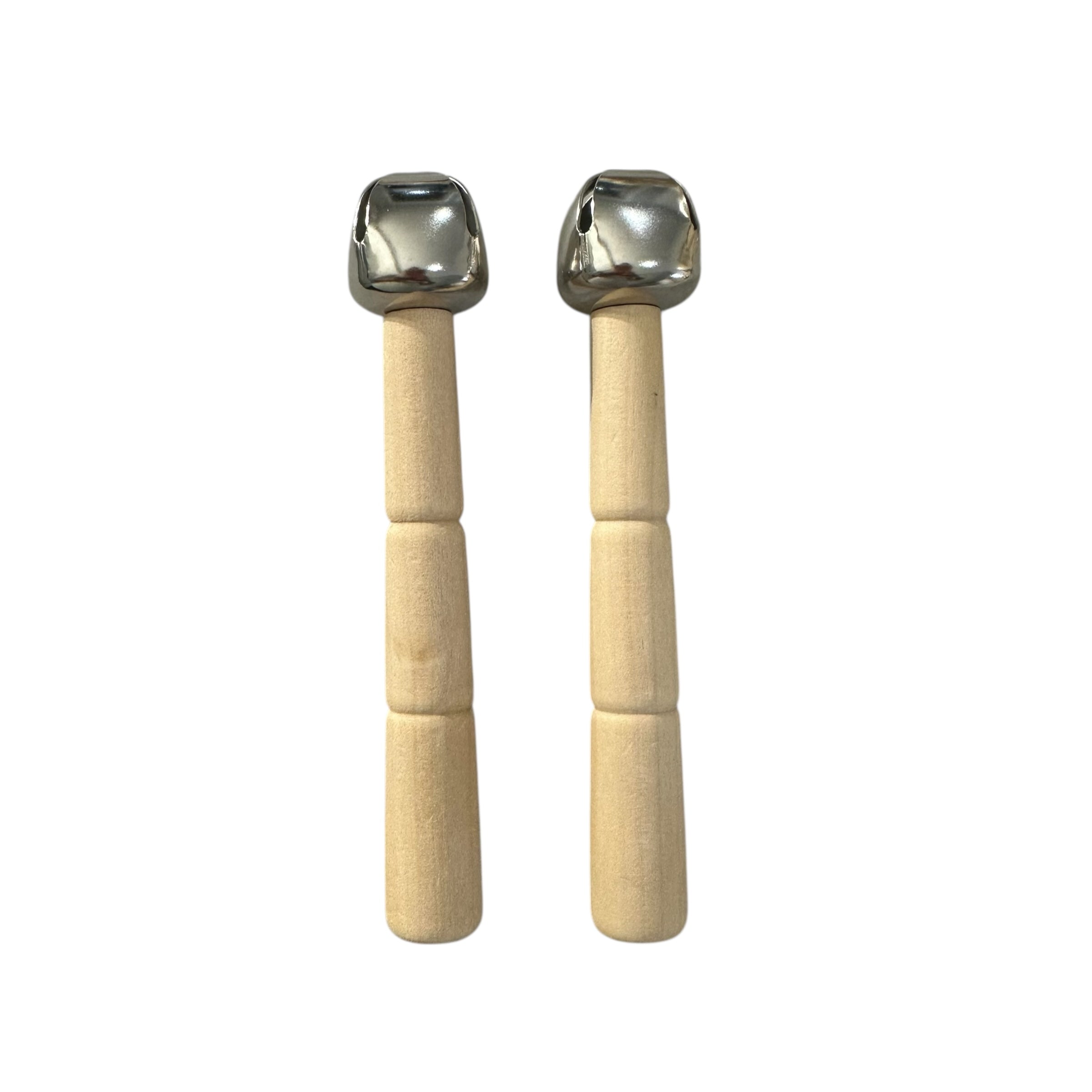 Wooden Handle Bell Stick – Montessori Rhythm Instrument for Kids’ Music Learning Music Frog Co
