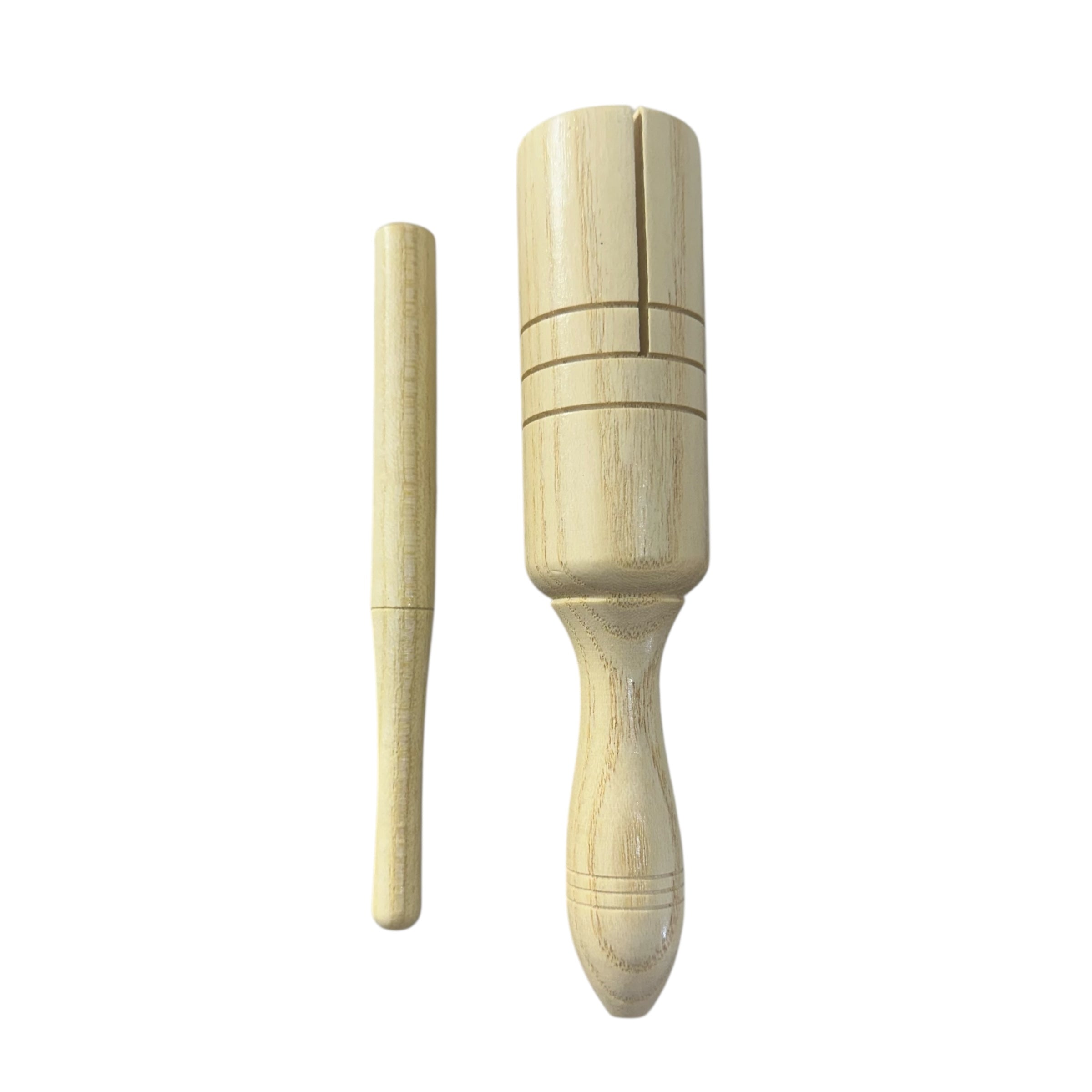 Wooden Slit Drum – Montessori Rhythm Instrument for Kids’ Music Learning Music Frog Co