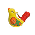 Clay Water Whistle Bird (Yellow) Music Frog Co