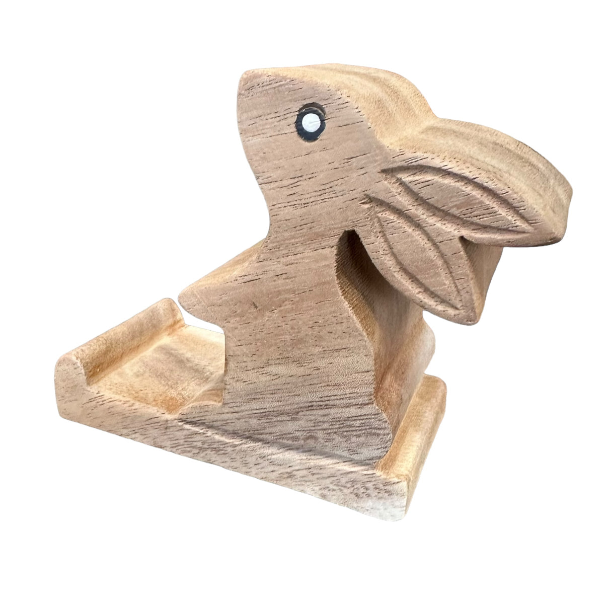 Wooden Cute Rabbit Phone Holder Music Frog Co