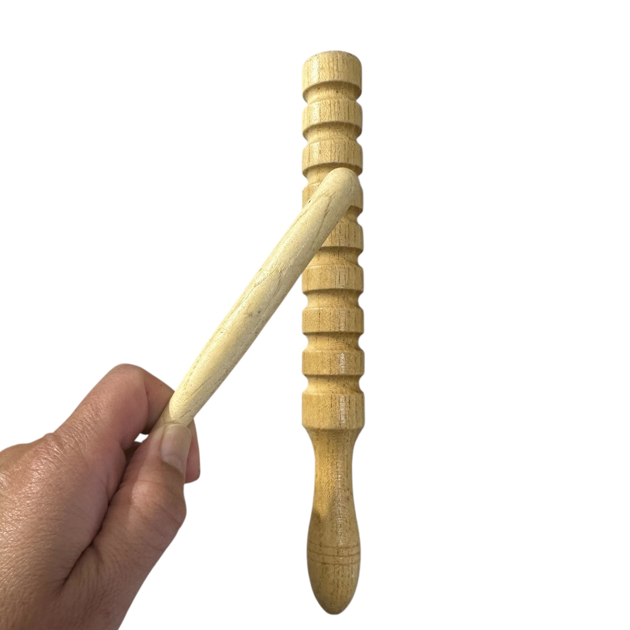 Wooden Guiro – Montessori Rhythm Instrument for Kids’ Music Learning Music Frog Co