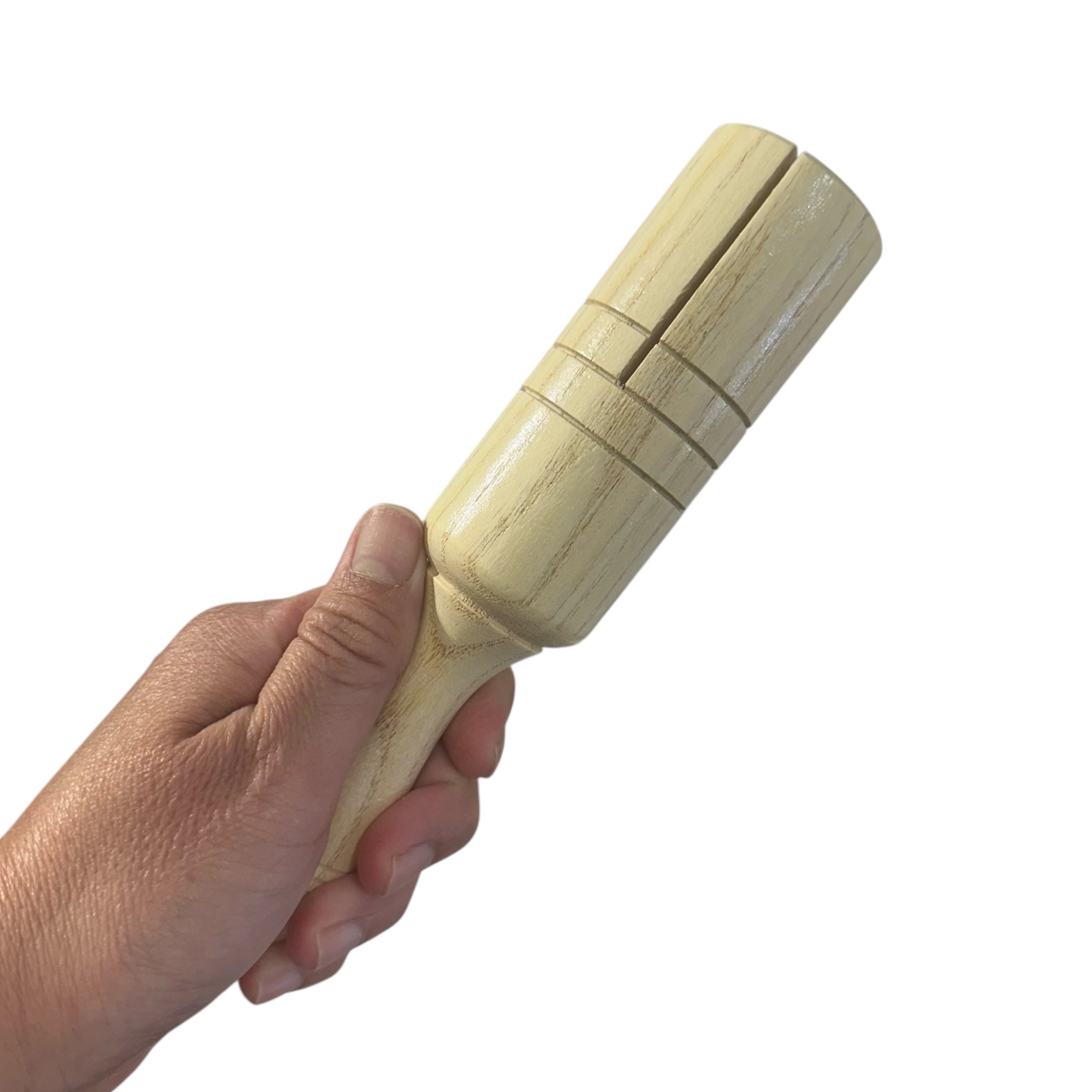 Wooden Slit Drum – Montessori Rhythm Instrument for Kids’ Music Learning Music Frog Co