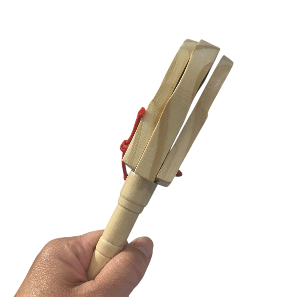 Wooden Clapper – Montessori Rhythm Instrument for Kids’ Music Learning Music Frog Co