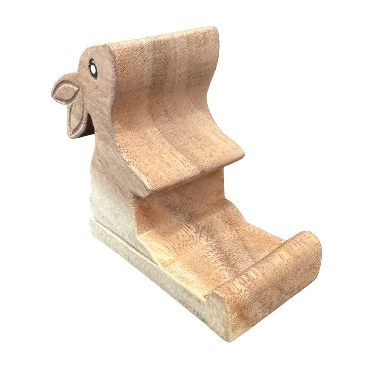 Wooden Cute Rabbit Phone Holder Music Frog Co