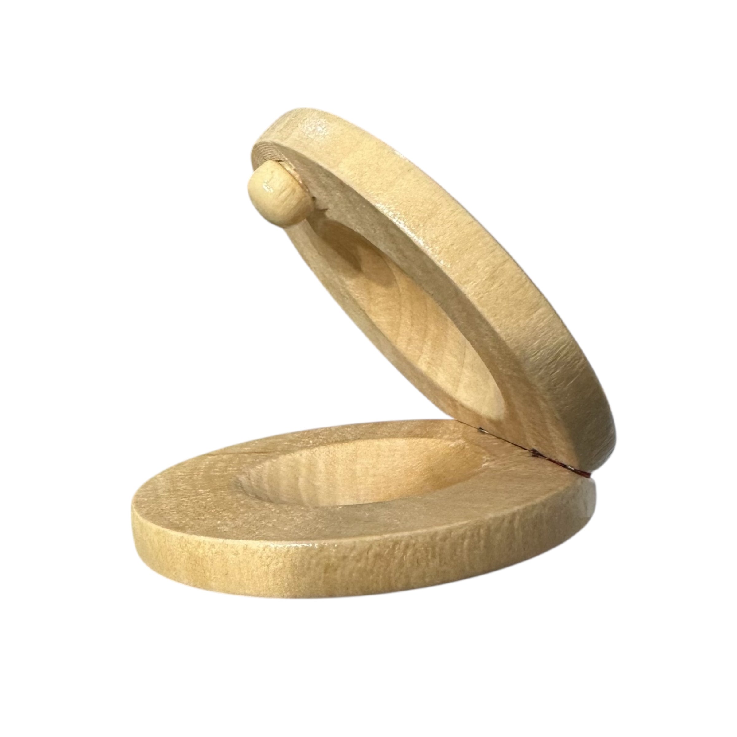 Wooden Castanet – Montessori Rhythm Instrument for Kids’ Music Learning Music Frog Co