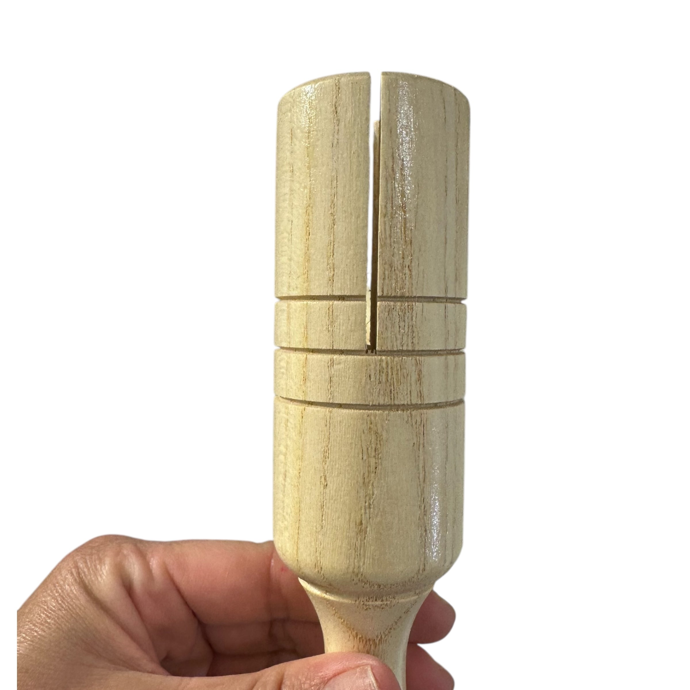 Wooden Slit Drum – Montessori Rhythm Instrument for Kids’ Music Learning Music Frog Co