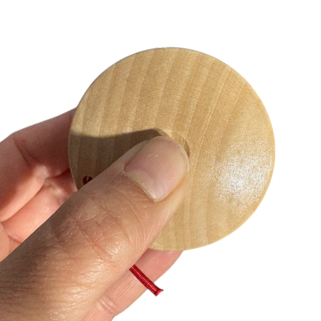 Wooden Castanet – Montessori Rhythm Instrument for Kids’ Music Learning Music Frog Co