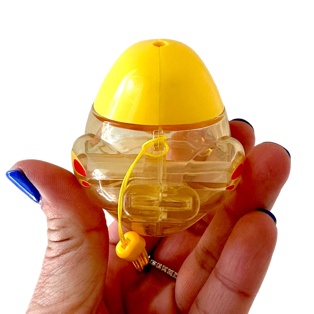Clear Water Whistle Bird - Whimsical Water-Filled Whistle (Yellow) Music Frog Co