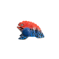 1.5" Wooden Musical Frog - Red Dart Design (Percussion Instrument) Music Frog Co