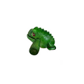 1.5" Wooden Musical Frog - Green Tree Design (Percussion Instrument) Music Frog Co