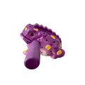 3" Wooden Musical Frog - Purple Design (Percussion Instrument) Music Frog Co