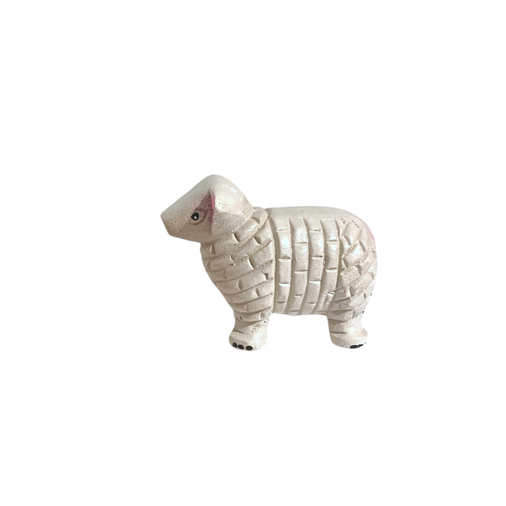 White Musical Whistle Sheep Instrument Music Frog Co