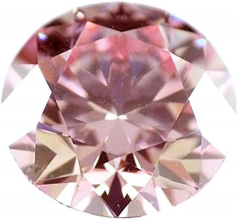 Pink Diamond Round Cut African 3mm Micro Sized rocksolidfossils