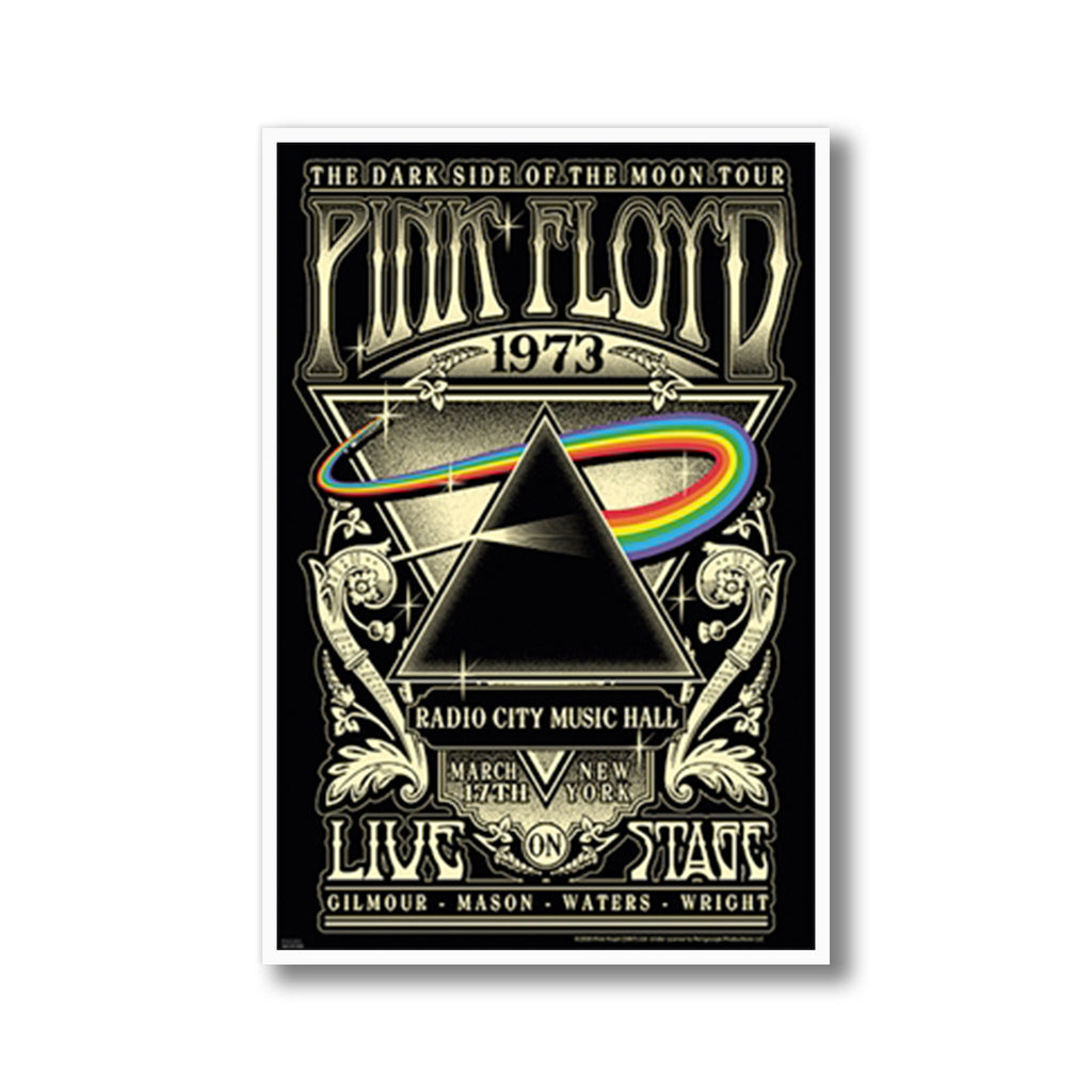 Pink Floyd Radio City Music Hall 1973 Harvest Art Gallery