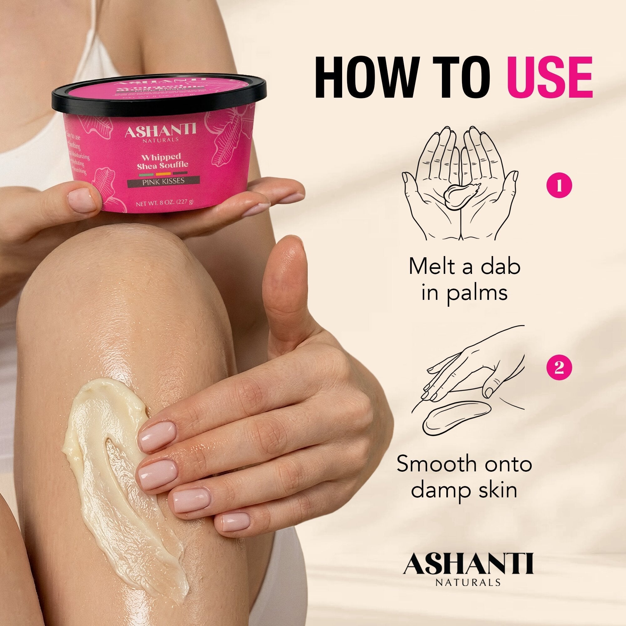 Shea Souffle - Pink Kisses AshantiNaturals