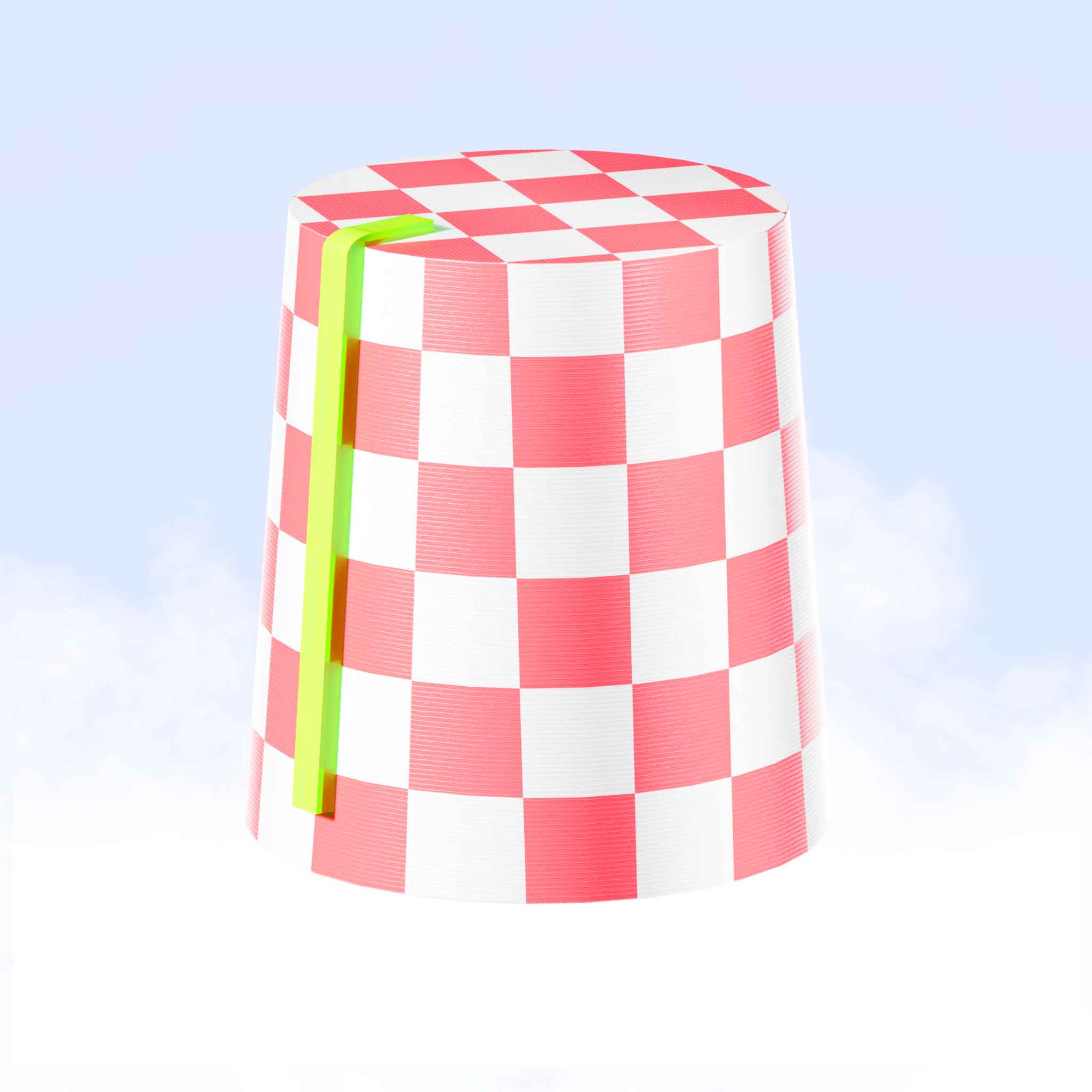 4-Pack Checkered Knob Twist Tone