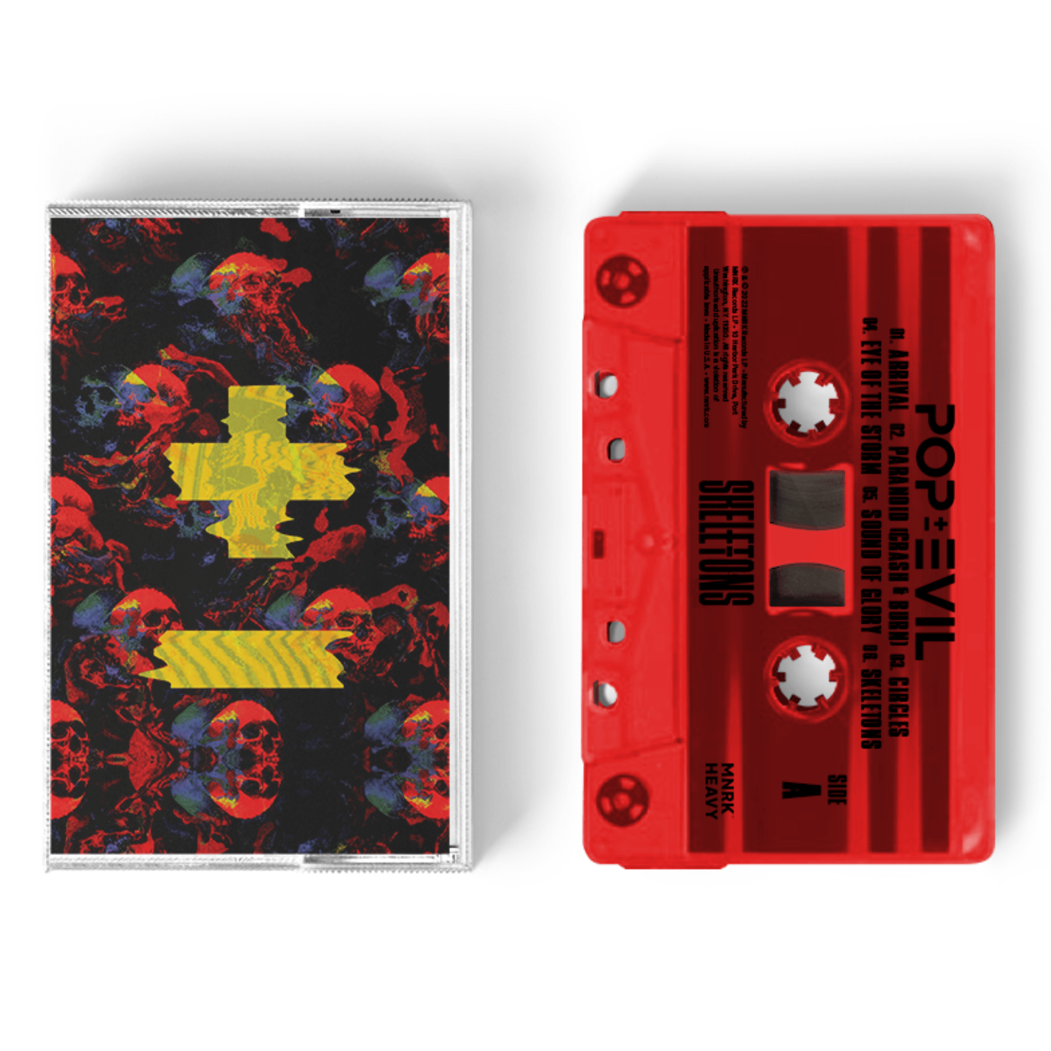 Pop Evil - Skeletons Spotify Fans First Cassette MNRK Heavy