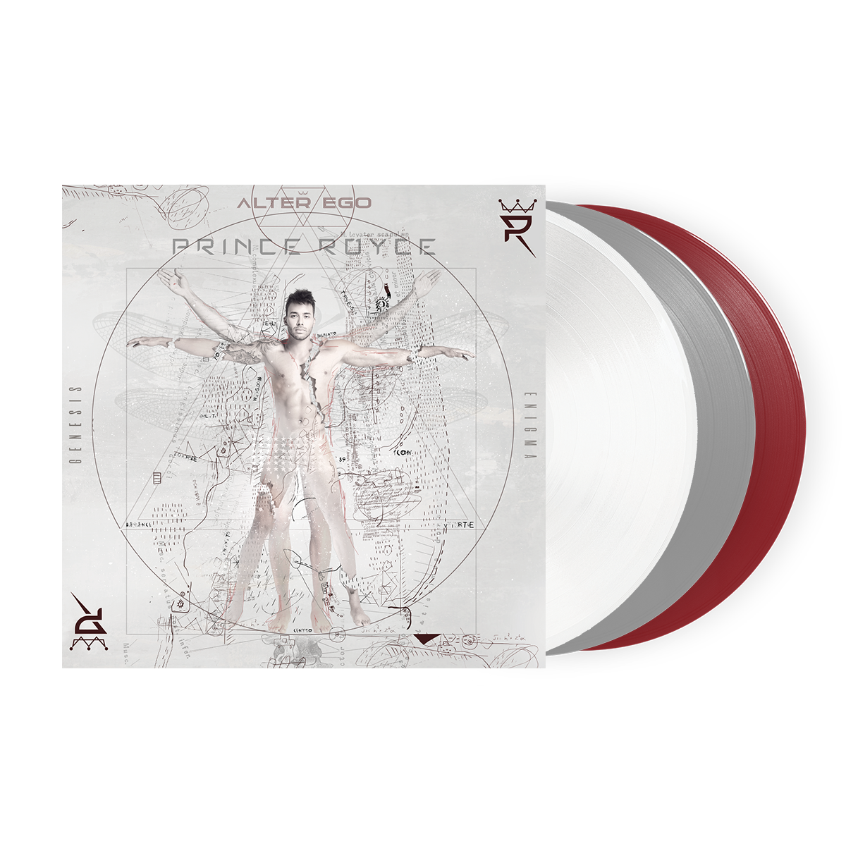 Prince Royce - Alter Ego - Vinyl 3LP (Clear/Milky/Ruby) Sony Latin