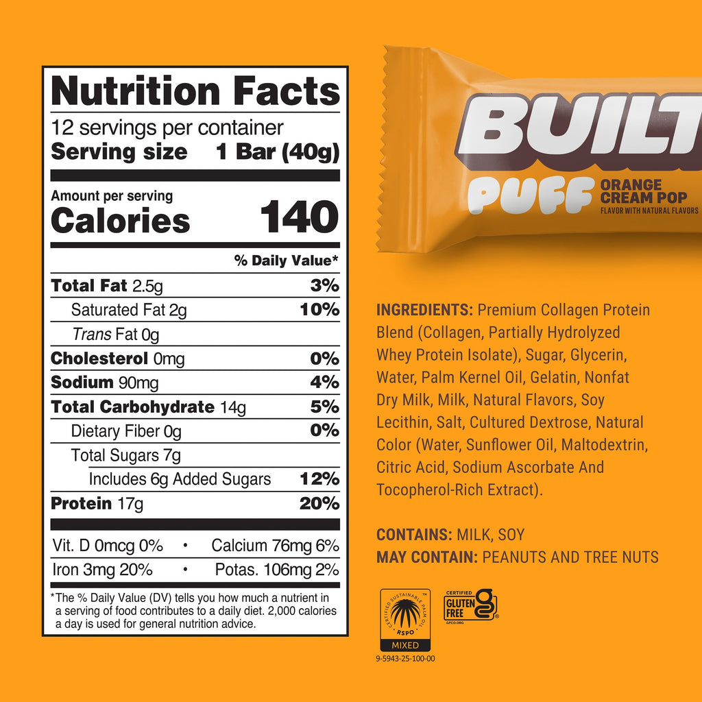 Orange Cream Pop Puff BUILT