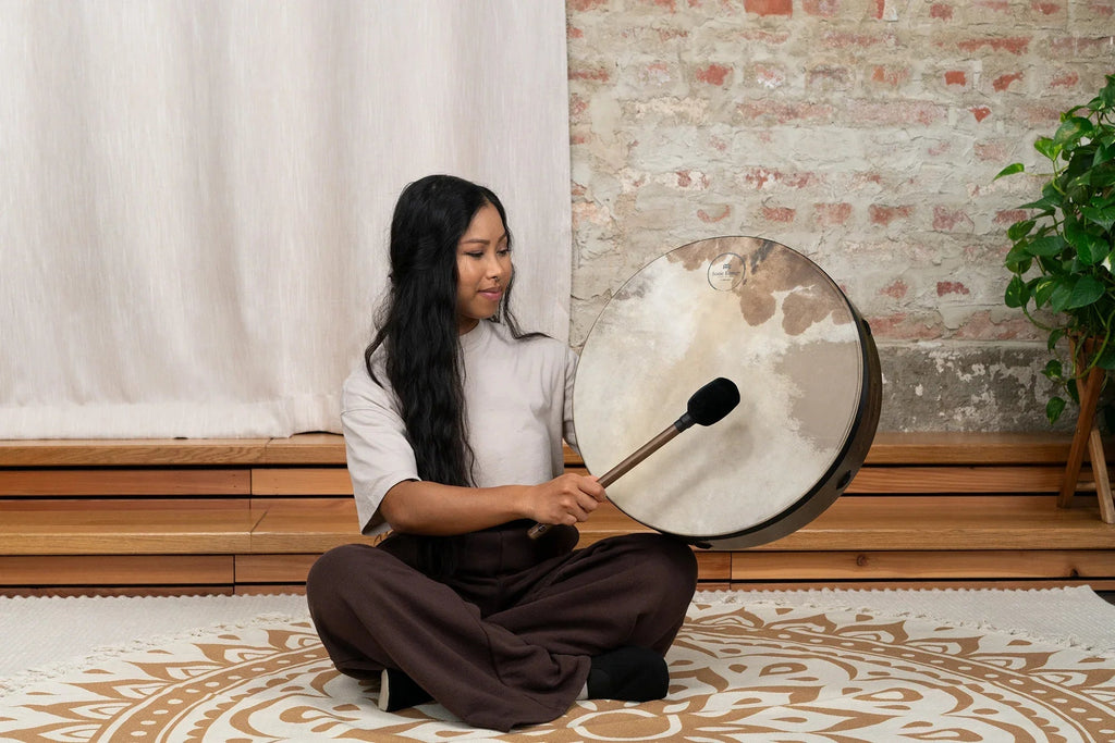 18" Ritual Drum, Goat Head Utah Energy Healing Center
