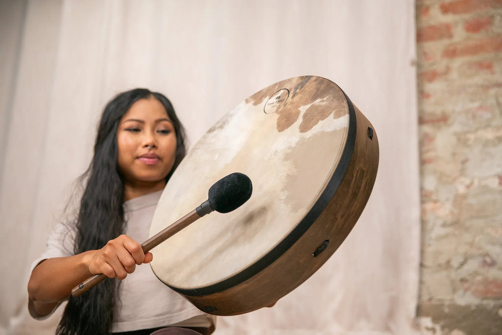 18" Ritual Drum, Goat Head Utah Energy Healing Center