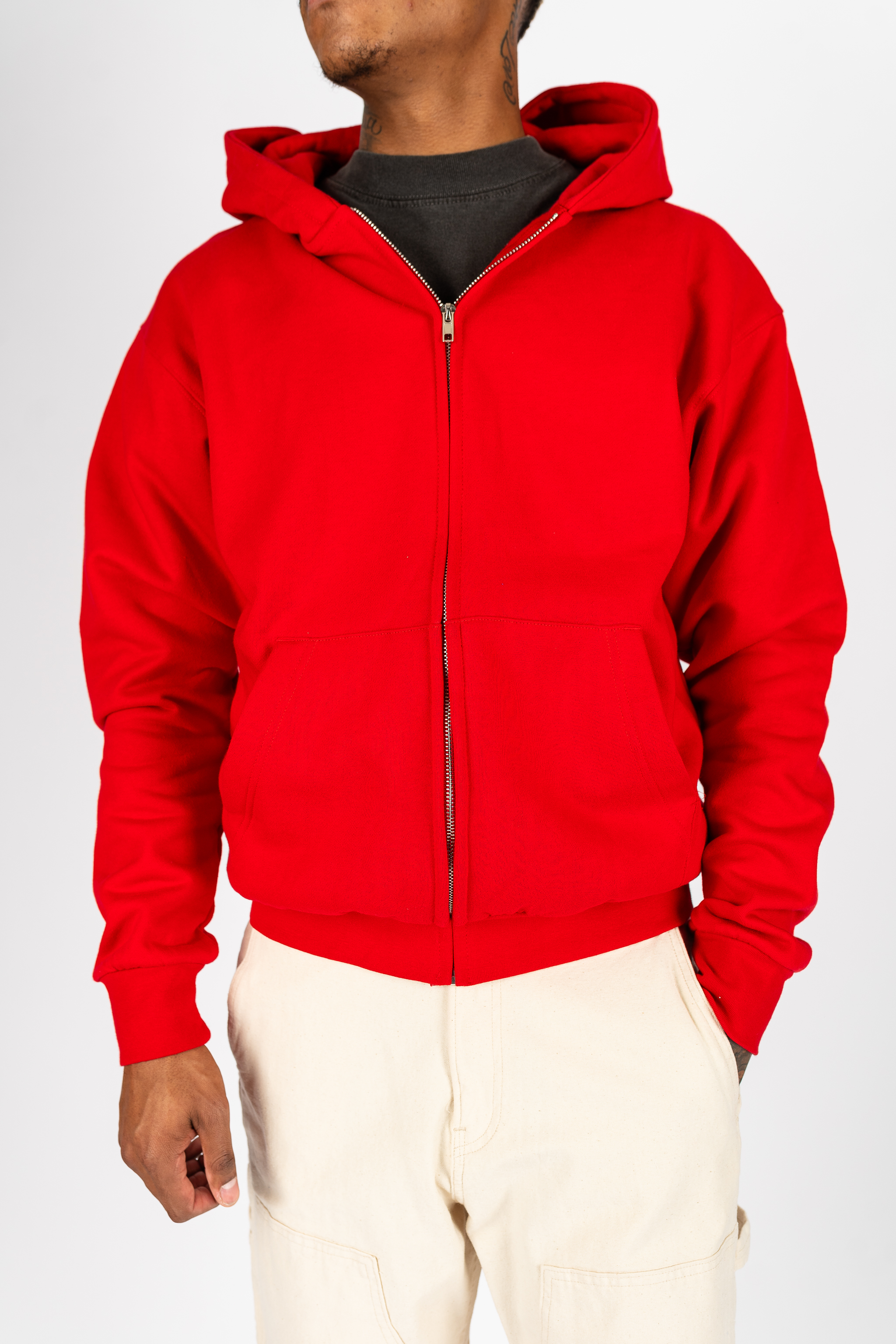 Heavyweight Boyfriend Zip Up Superline