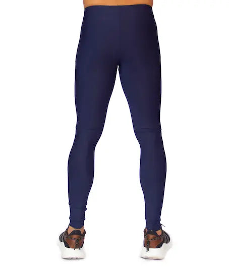 FORCE LEGGINGS - ROYAL BLUE men's compression leggings TangoFit