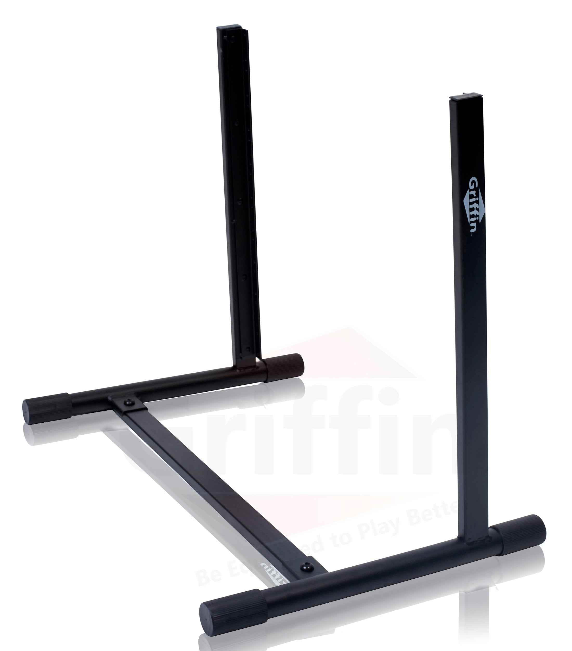 Rack Mount Stand with 10 Spaces by GRIFFIN - Music Studio Recording Equipment Sound Mixer Standing Case & 20 Screws - RackMount Pro Audio Network Amp GeekStands.com
