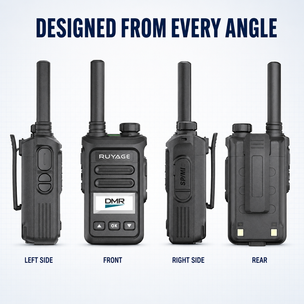 RUYAGE DP20 UHF DMR Digital Two-Way Radio – Motorola Compatible Ruyage Radio