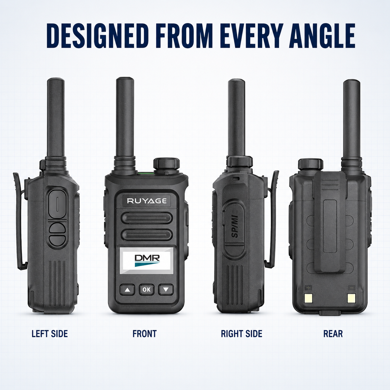 RUYAGE DP20 UHF DMR Digital Two-Way Radio – Motorola Compatible Ruyage Radio