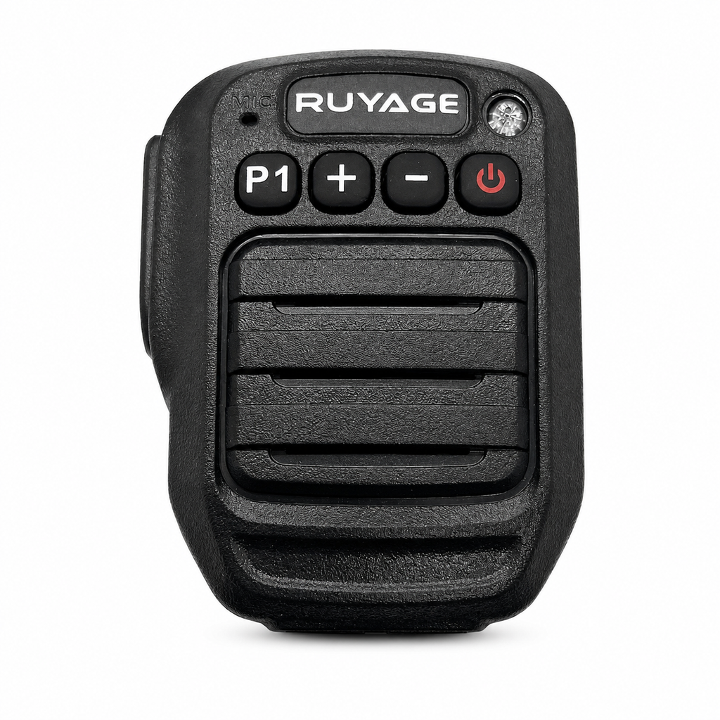 RUYAGE HB980 Bluetooth PTT Microphone for Zello – IP66 Ruyage Radio