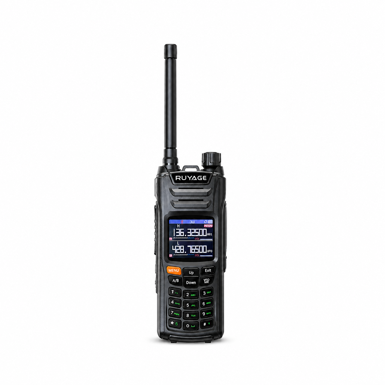 RUYAGE UV6D 6 Band VHF/UHF Analog Walkie Talkie with GPS Ruyage Radio