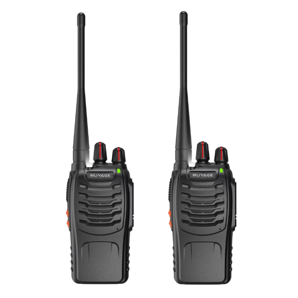 RUYAGE 888S V3.0 Lightweight Rechargeable Walkie Talkies 16CH UHF Two Way Radio Ruyage Radio