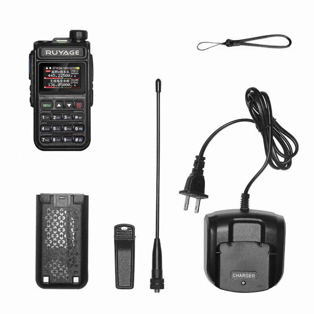 RUYAGE Multi Band Two Way Radio | 999 Channel Portable Walkie Talkie Ruyage Radio