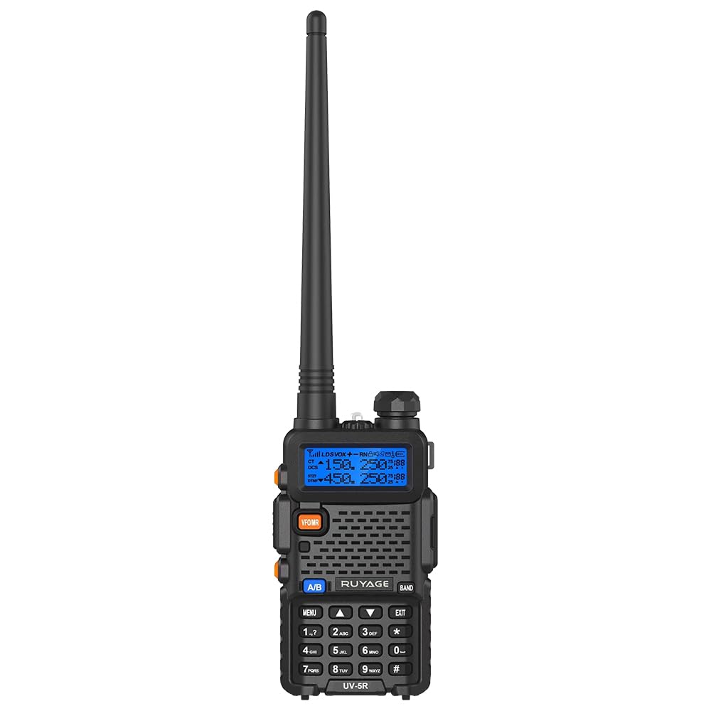 RUYAGE Dual Band Long Range Two Way Radio with Encryption, NOAA Weather Alert & 128 Channels Ruyage Radio