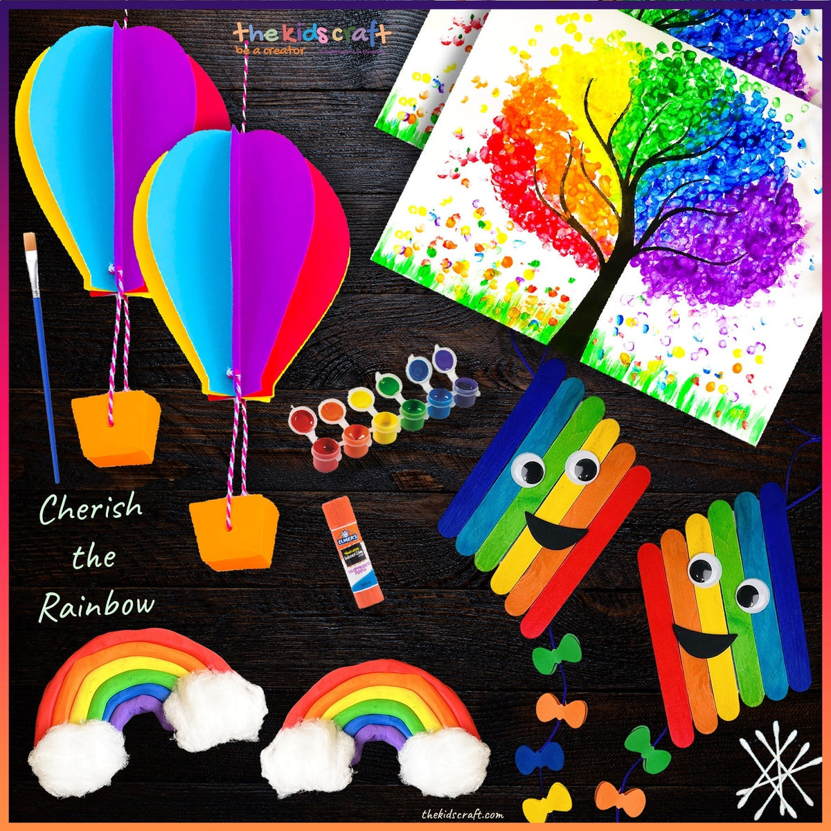 The Rainbow Fun The Kids Craft