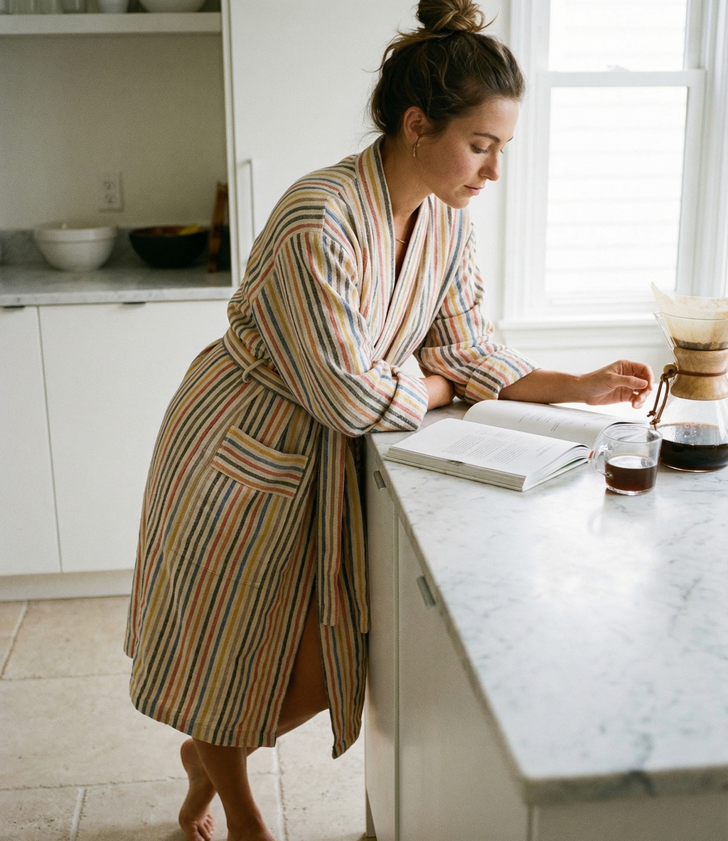 Rainbow Robe Eastern Woven