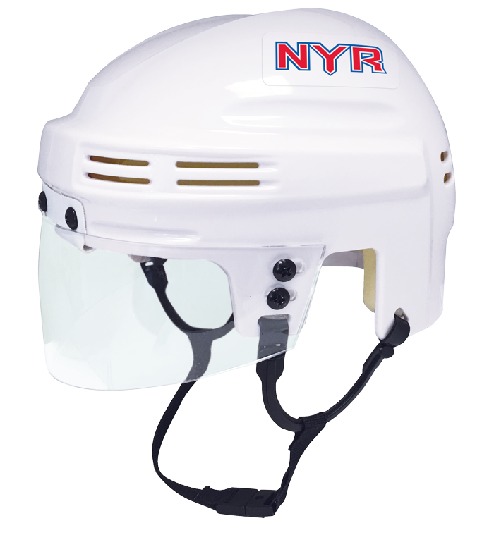 New York Rangers - NHL Collectible Mini Helmet - Picture Inside - FANZ Collectibles Fanz Collectibles
