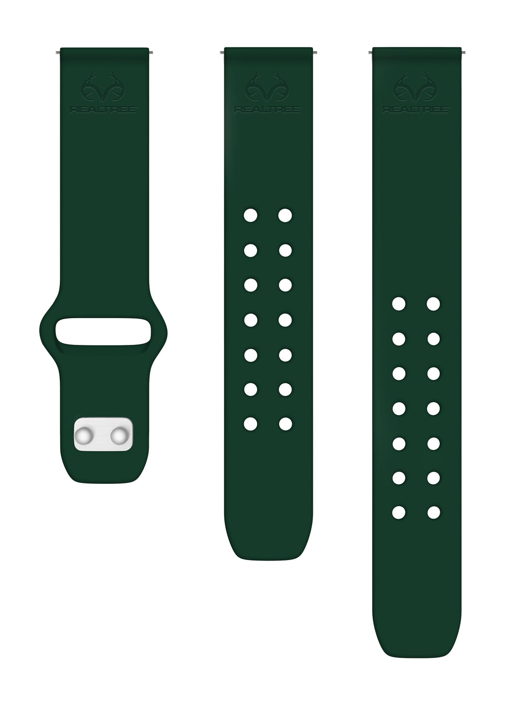 Realtree Engraved Silicone Watchband for Samsung, Garmin, Fossil, and More for Samsung, Garmin, Fossil, and More Affinity Bands