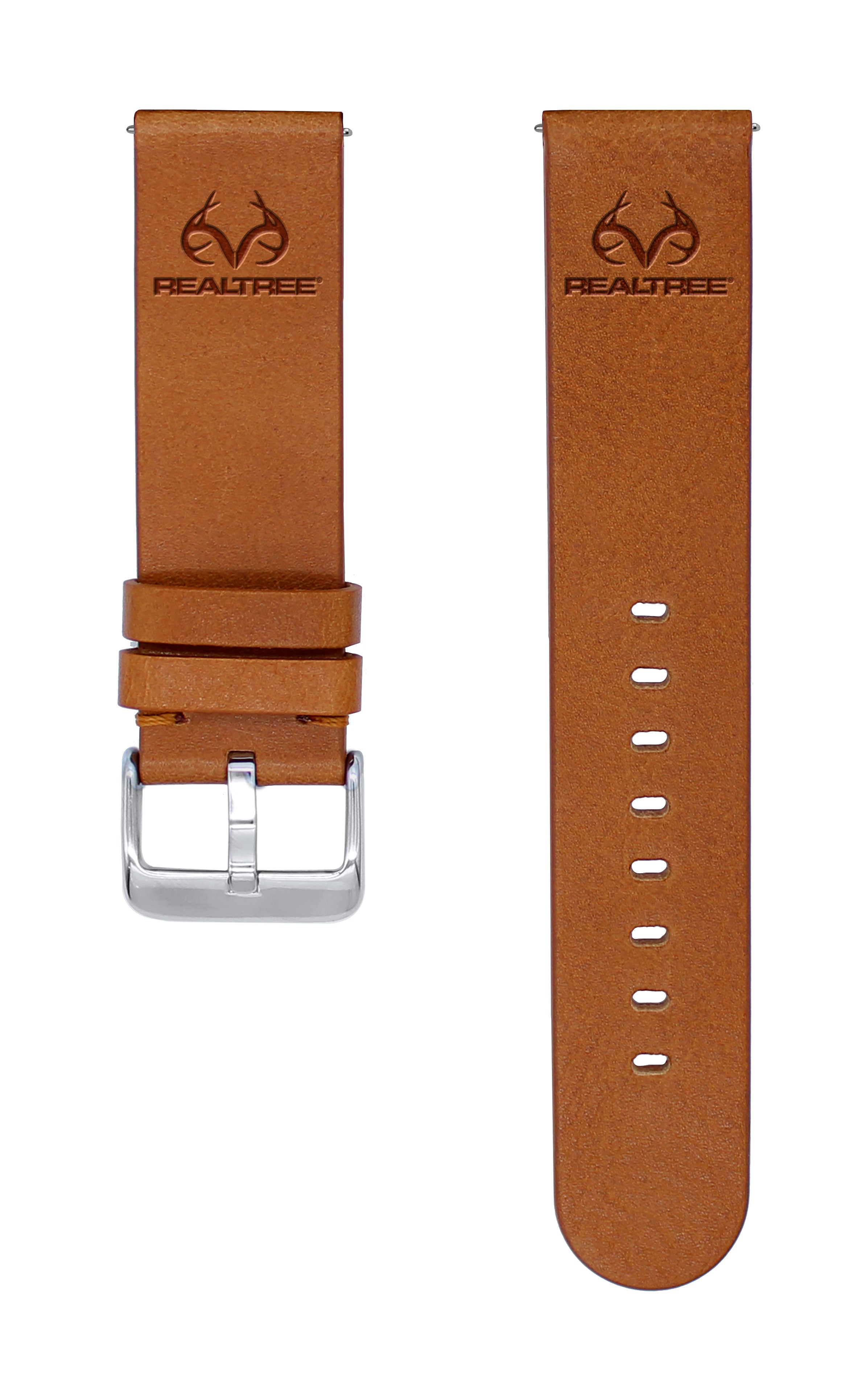 Realtree Leather  Watchband for Samsung, Garmin, Fossil, and More for Samsung, Garmin, Fossil, and More Affinity Bands
