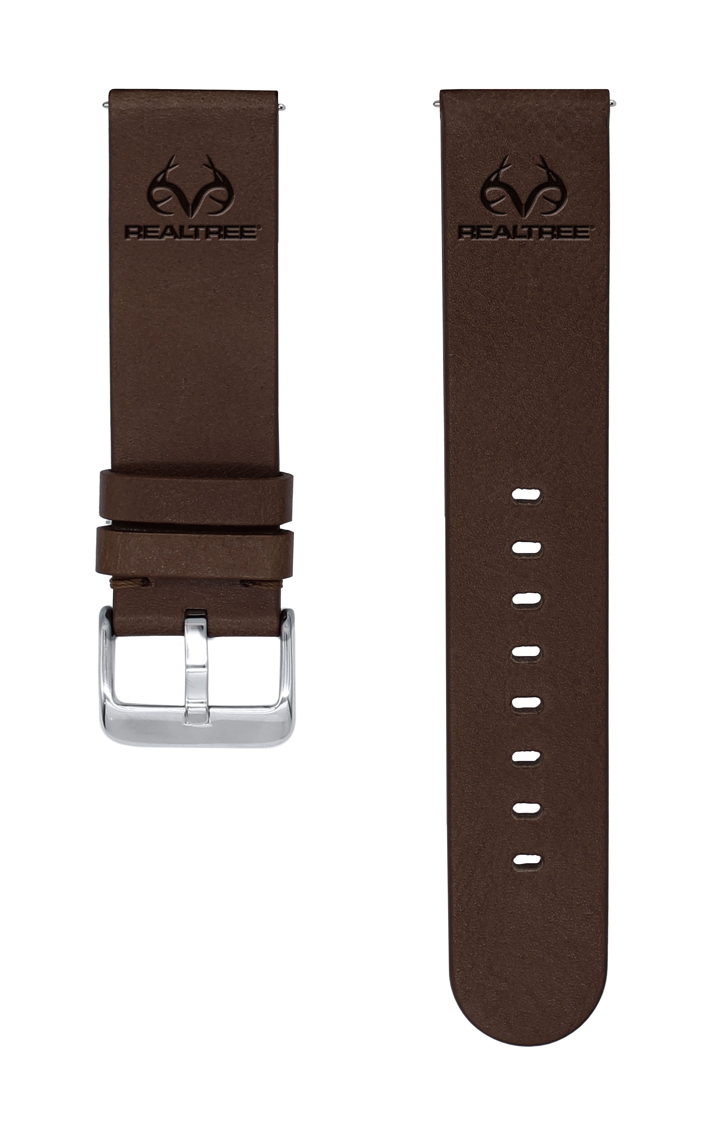 Realtree Leather  Watchband for Samsung, Garmin, Fossil, and More for Samsung, Garmin, Fossil, and More Affinity Bands