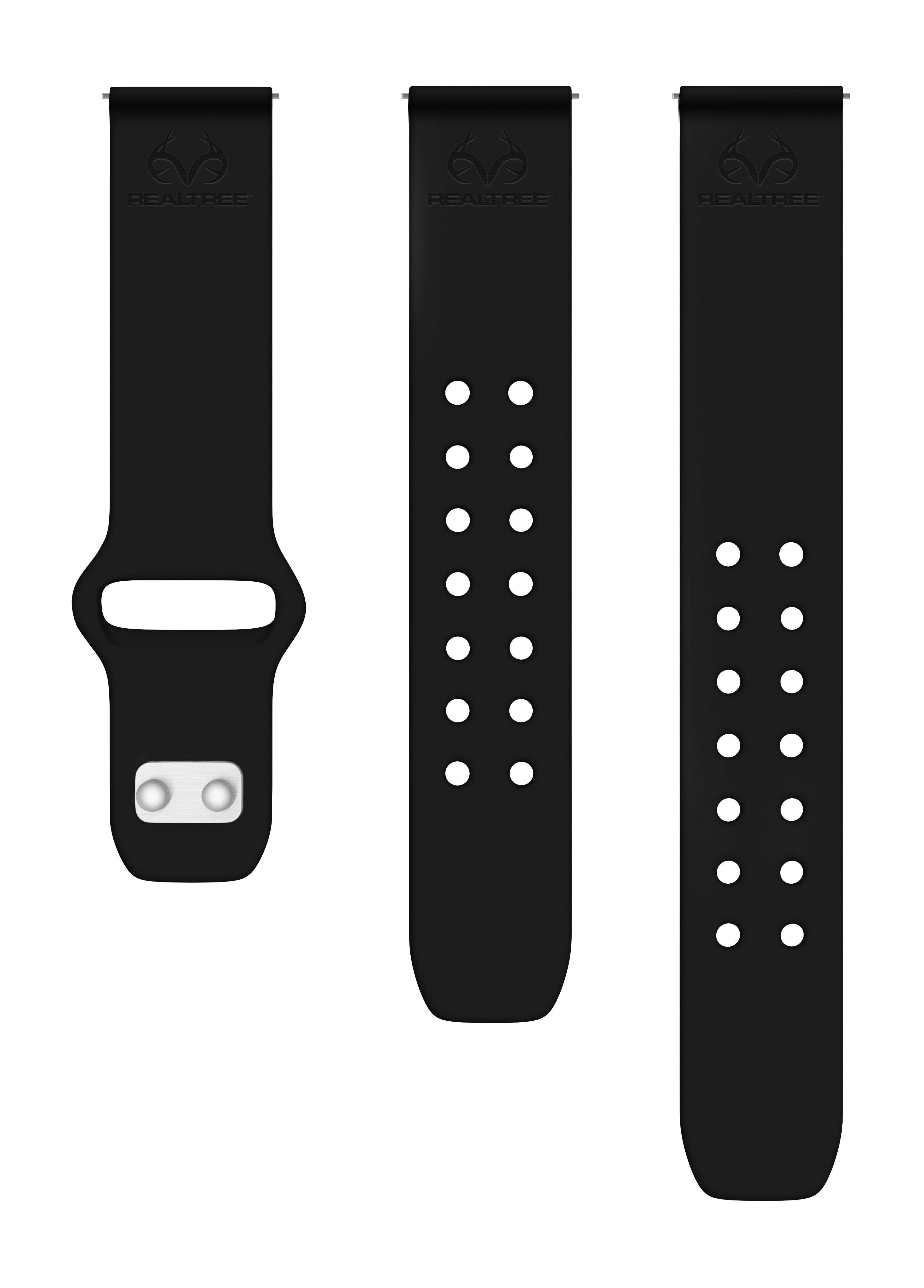 Realtree Engraved Silicone Watchband for Samsung, Garmin, Fossil, and More for Samsung, Garmin, Fossil, and More Affinity Bands