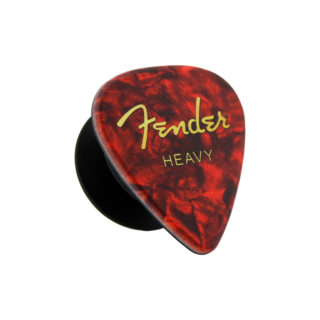Fender guitar pick phone grip (Red) Pluginz Keychains